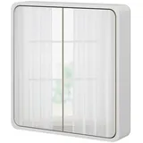 Vicco Badspiegelschrank Arla Weiß/Eiche 60 x 60 cm