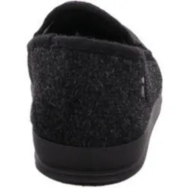 ROHDE Herren Hausschuh Slipper geschlossen Weite G 1/2 Lillestrom 2603, Größe:44 EU, Farbe:Schwarz - 44