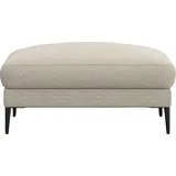 flexlux Pouf FLEXLUX "Belle Polsterhocker, Sitzhocker", weiß (sanftes weiß), B:95cm H:43cm T:73cm, Poufs, Pouf, Skandinavisches Design, In hochwertiger Verarbeitung