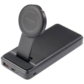 VOLTCRAFT VC-WPB-20000 Wireless Powerbank 20000 mAh Qi Wireless Charging, USB PD Li-Ion Schwarz Statusanzeige