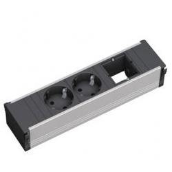 Bachmann CONI Steckdoseneinheit 3-fach (1x Custom Module + 2x Steckdose Strom)