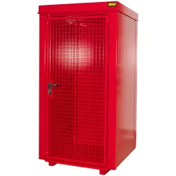 Gasflaschen Container B M0 lackiert RAL3000 Feuerrot Umwelt Lagertechnik