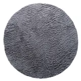 Paco Home "Silky 591", grau, Ø 80 cm, Rund,