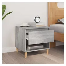 vidaXL Nachtschrank Grau Sonoma 50 x 46 x 50 cm Holzwerkstoff