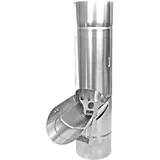 Sarei Regenwasserklappe mit Sieb Zink 80 mm