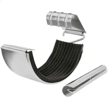 Grömo Rinnenverbinder 333 Ø 153 mm silber