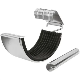 Grömo Rinnenverbinder 333 Ø 153 mm silber