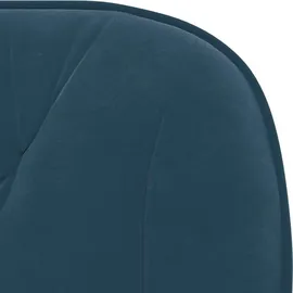 vidaXL Bürostuhl Drehbar Samt Blau