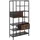 MCW MCW-P11 Büroschrank 150 x 81 x 33 cm Dunkelbraun