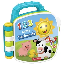Fisher-Price Tierfreunde-Liederbuch, Baby-Spielzeug mit Musik, Lernspielzeug