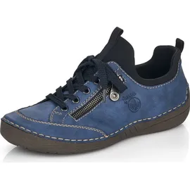 Rieker Schnürschuh Damen Blau 38