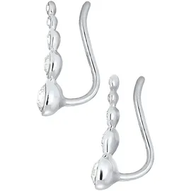 Elli Ohrstecker Ohrklemme Earclimber Kristalle von Swarovski silber 925 Sterling Silber onesize
