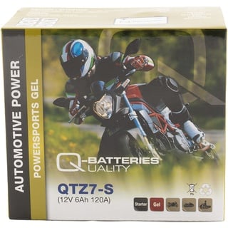 Quality Batteries Q-Batteries QTZ7-S Gel Motorradbatterie 12V 5Ah 90A 57902