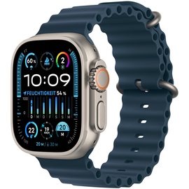 Apple Watch Ultra 2 GPS+Cellular 49 mm Titaniumgehäuse ocean blau