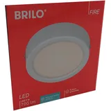 Brilo LED Deckenleuchte 12 cm weiß