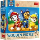 Trefl - Holzpuzzle 24 - Paw Patrol