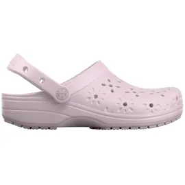 Crocs Classic Floral Cut Out Clog Pink Milk - EU
