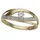 FIRETTI Goldring Schmuck Geschenk Gold 333 bicolor, zweifarbig, verschlungene Optik, mit Zirkonia (synth) gelb|goldfarben 16