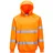 PORTWEST Warnschutz-Kapuzen-Sweat-Shirt, Größe: 4XL, Farbe: Orange, B304ORR4XL