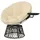 Outsunny Papasansessel Korbsessel 76 x 118 x 88 cm beige 1 St.