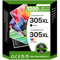 Washope 305XL Multipack Druckerpatronen Ersatz für HP 305 XL