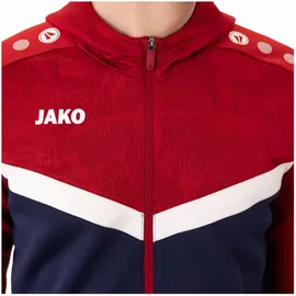 Jako Iconic Trainingsjacke mit Kapuze 901 marine/chili rot XL