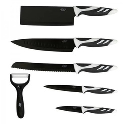 Cecotec Messer Swiss schwarze 6-Messer Set