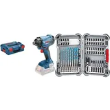 Bosch Professional Akku Drehschlagschrauber GDR 18V-160 (ohne Akkus & Ladegerät, in L-BOXX) + 35tlg. MultiConstruction Bohrer- und Impact Control Schrauberbit-Set (Zubehör)