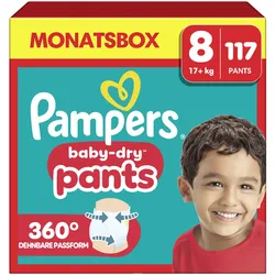Pampers Baby Dry Pants Gr. 8 17+kg Monatsbox - 8