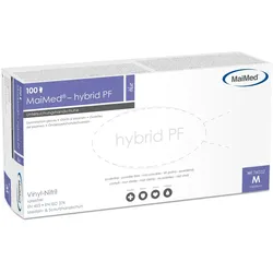 MaiMed Hybrid PF | 1000 Einmalhandschuhe | blau | Gr. XL | Einweghandschuhe