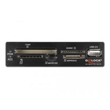 DeLock 3.5 USB 2.0 Card Reader 5 Slot + 1 x USB 2.0 Typ-A