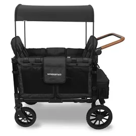 wonderfold W4 Luxe Bollerwagen schwarz