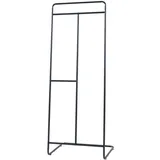 [en.casa] Garderobenständer Sandviken 166x63x48 cm Stahl Schwarz