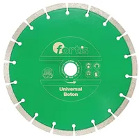 Fortis Universal Beton 125 mm gesintert 10 mm Bohrung