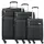d & n Travel Line 6704 Koffer-Set 3-tlg. schwarz