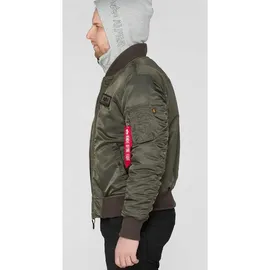 Alpha Industries Ma-1 D-tec Jacke Rep.Grey L