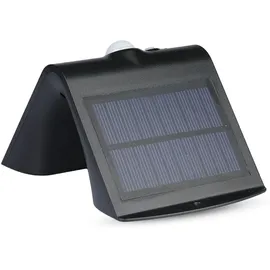 V-Tac Solar-LED Wandleuchte VT 767-2 (8277) mit Sensor, 1,5W, schwarz