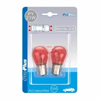 Pgona Autolampe 12V 21W BAU15s orange 2 Stück