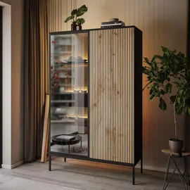 lookway Vitrine ECLIPSE WTSZ104 104 x 39 x 166 cm Schwarz