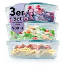 GOURMETmaxx Klick-it Frischhaltedose transparent 0,9 l