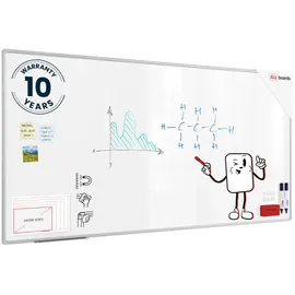 ALLboards Whiteboard 200 x 100 cm Weiß
