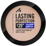 Manhattan Lasting Perfection Compact Make-up, Puder Make-up mit hoher Deckkraft für ein natürliches, mattes Finish, Fb. 004 Rose Ivory, 7 g