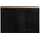[en.casa] Waschbeckenunterschrank Skelbolu mit 3 Türen 90x60x40cm Schwarz/Eichenoptik [en.casa]