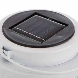 ETC Shop LED Solarleuchte 13 x 18 cm orientalisch-weiß