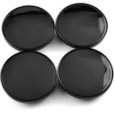 RhinoTuning 4 Stück Radnabenkappen für BBS Nabendeckel OD 70,6 mm ID 60,6 mm, Schwarz Radnabenabdeckung Geeignet für RK RM500 RW RX LM CH RT GC-WK1 Rad, 09.24.467 Felgendeckel