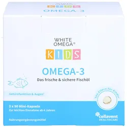 White Omega Kids Weichkapseln