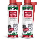 MATHY-AGR Reiniger Diesel (2 x 300 ml) – hochwirksamer Diesel Systemreiniger für Dieselmotoren mit AGR Ventil - AGR Reiniger - Diesel Additiv