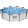Steel Pro Max Frame Pool 305 x 76 cm lichtgrau