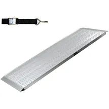 Trutzholm Auffahrrampe 200 cm 270 kg starr Aluminium perforiert silber 1 St.