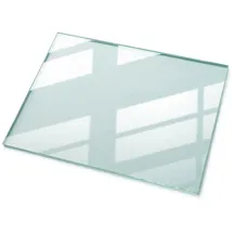 Tulup Tischplatte Transparent, Glas, Rechteckig, 80x0.4x60 cm Esszimmer, Tische, Esstische, Tischsysteme, Tischplatte